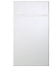 Cooke & Lewis Raffello High Gloss White Drawerline door & drawer front, (W)400mm (H)715mm (T)18mm