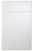 Cooke & Lewis Raffello High Gloss White Drawerline door & drawer front, (W)450mm (H)715mm (T)18mm