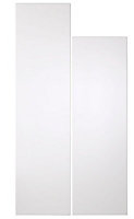 Cooke & Lewis Raffello High Gloss White Larder Cabinet door (W)300mm (H)2092mm (T)18mm, Set of 2
