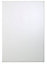 Cooke & Lewis Raffello High Gloss White Slab Appliance & larder Clad on base panel (H)900mm (W)640mm