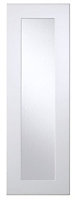Cooke & Lewis Raffello High Gloss White Tall glazed Cabinet door (W)300mm (H)895mm (T)18mm