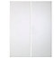 Cooke & Lewis Raffello High Gloss White Wall corner Cabinet door (W)250mm (H)715mm (T)18mm, Set of 2