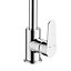 Cooke & Lewis Raneh Chrome effect Kitchen Side lever Tap