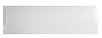 Cooke & Lewis Rigid Gloss White Straight Front Bath panel (W)1700mm