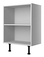 Cooke & Lewis Santini Gloss White Corner base Cabinet (W)600mm (H)852mm