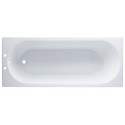 Cooke & Lewis Shaftesbury Acrylic Rectangular Straight Bath (L)1700mm (W)700mm