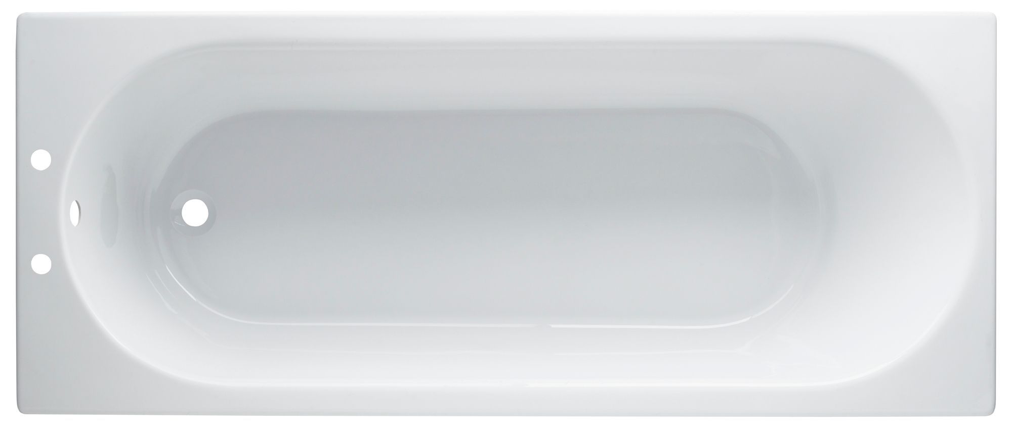 Cooke Lewis Shaftesbury White Acrylic Rectangular Straight Bath