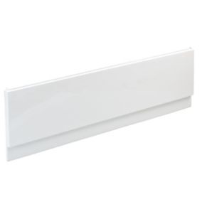 Cooke & Lewis Shaftesbury White Front Bath panel (W)1600mm