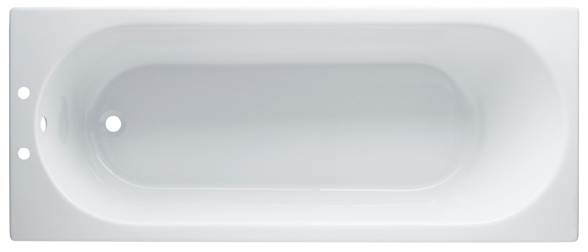 Cooke & Lewis Shaftesbury White Standard Acrylic Rectangular Straight Bath (L)1700mm (W)700mm