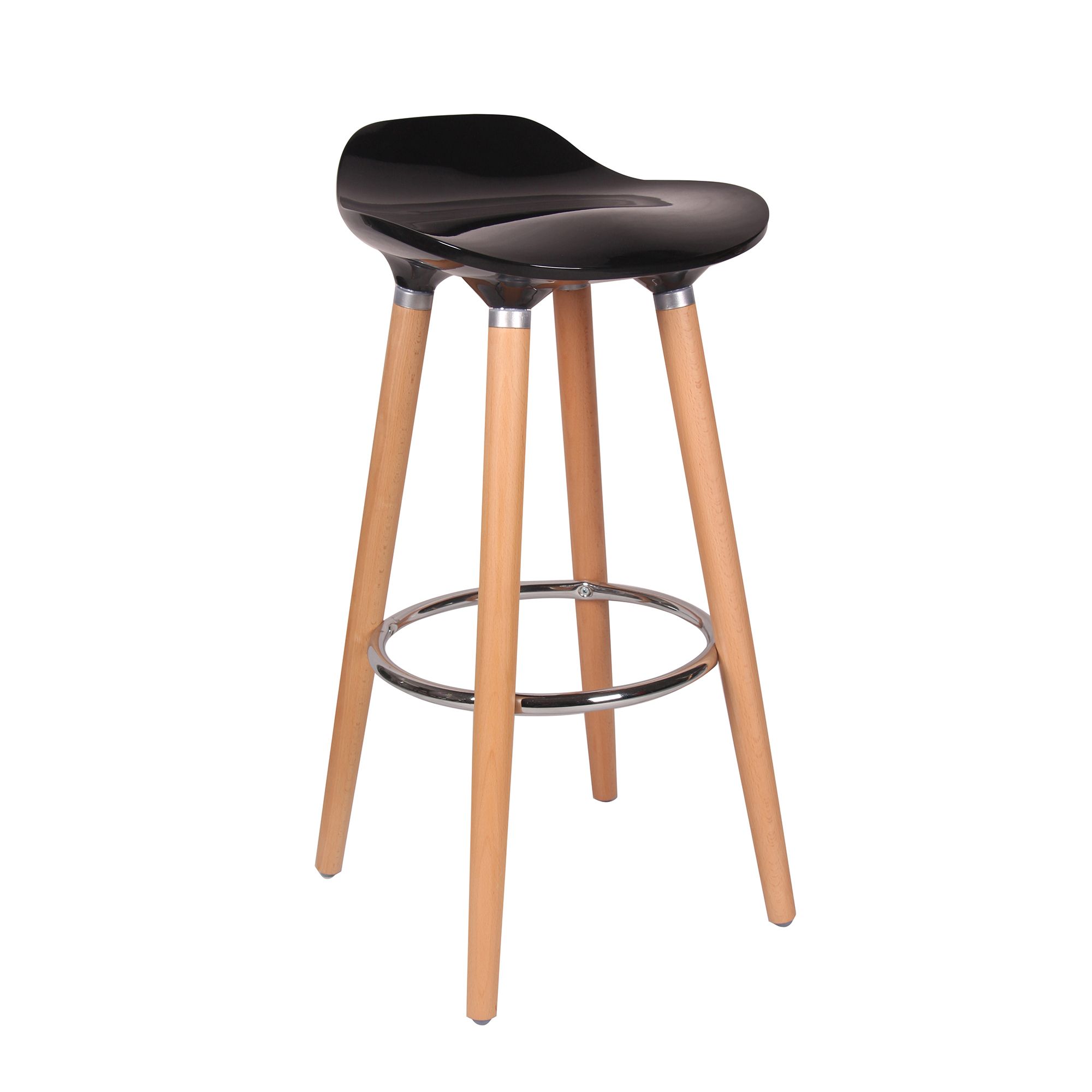 Cooke & Lewis Shira Black Bar stool