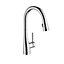 Cooke & Lewis Sissu Chrome effect Kitchen Side lever Tap