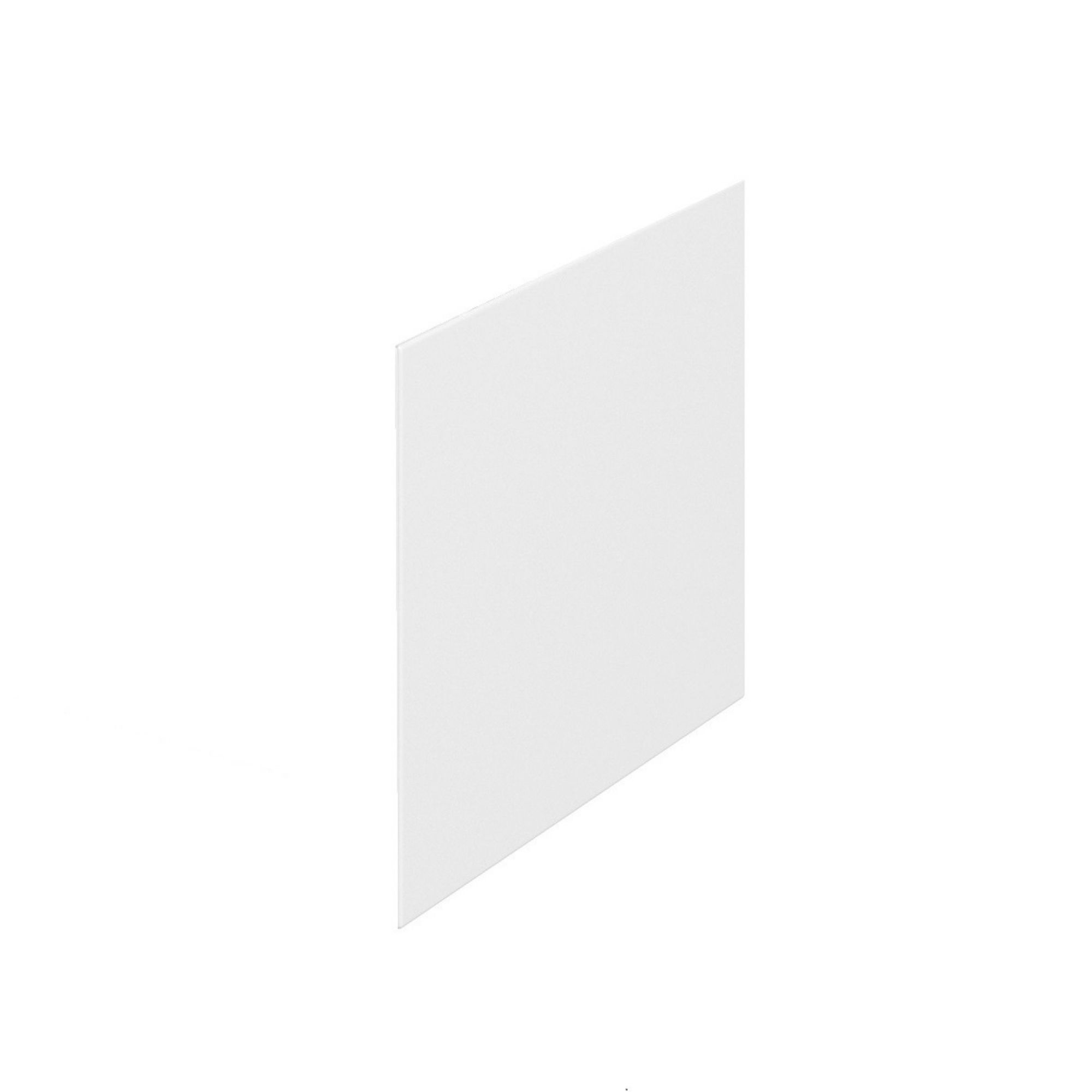 Cooke & Lewis Solarna White End Bath panel (W)750mm