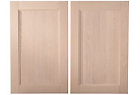 Cooke & Lewis Solid Ash Cabinet door (W)600mm, Set of 2