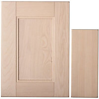Cooke & Lewis Solid Ash Drawerline door & drawer front, (W)400mm (H)715mm (T)20mm