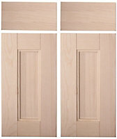 Cooke & Lewis Solid Ash Fixed frame Cabinet door, (W)925mm (H)720mm (T)20mm