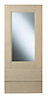 Cooke & Lewis Solid Ash Glazed door & drawer front, (W)500mm (H)1162mm (T)20mm