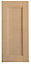 Cooke & Lewis Solid Ash Tall Cabinet door (W)400mm