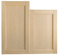 Cooke & Lewis Solid Ash Tall Cabinet door (W)600mm, Set of 2