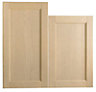 Cooke & Lewis Solid Ash Tall Cabinet door (W)600mm, Set of 2