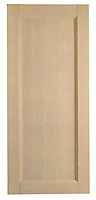 Cooke & Lewis Solid Ash Tall fridge/Freezer Cabinet door (W)600mm
