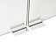 Cooke & Lewis Sorella Gloss White Mirrored Wall Cabinet (W)600mm (H)672mm