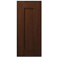 Cooke & Lewis Sorella Walnut effect Single door Wall Cabinet (W)300mm (H)672mm