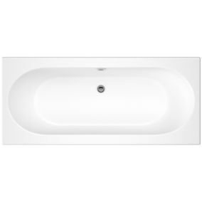 Cooke & Lewis Sovana White Supercast acrylic Rectangular Straight Bath (L)1700mm (W)750mm