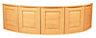 Cooke & Lewis Strand Pine effect Bath front panel (W)1020mm