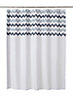 Cooke & Lewis Tigoda Multicolour Chevron Shower curtain (L)1800mm
