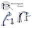 Cooke & Lewis Timeless Chrome effect Ceramic Mono mixer tap with shower kit