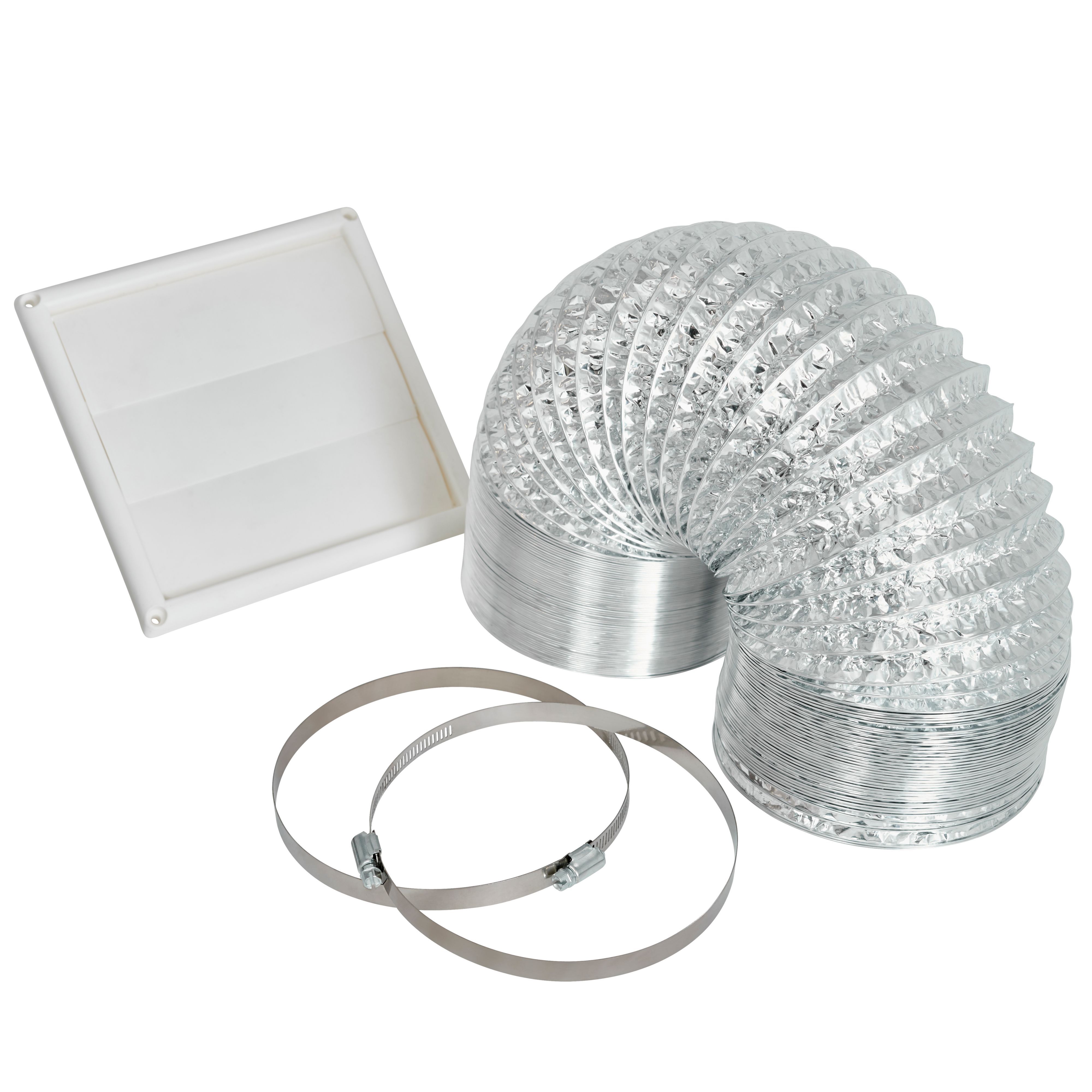 Cooke & Lewis VENTP150 Silver Cooker hood venting kit