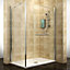 Cooke & Lewis White Rectangular Shower tray (L)140cm (W)90cm (H)4.5cm