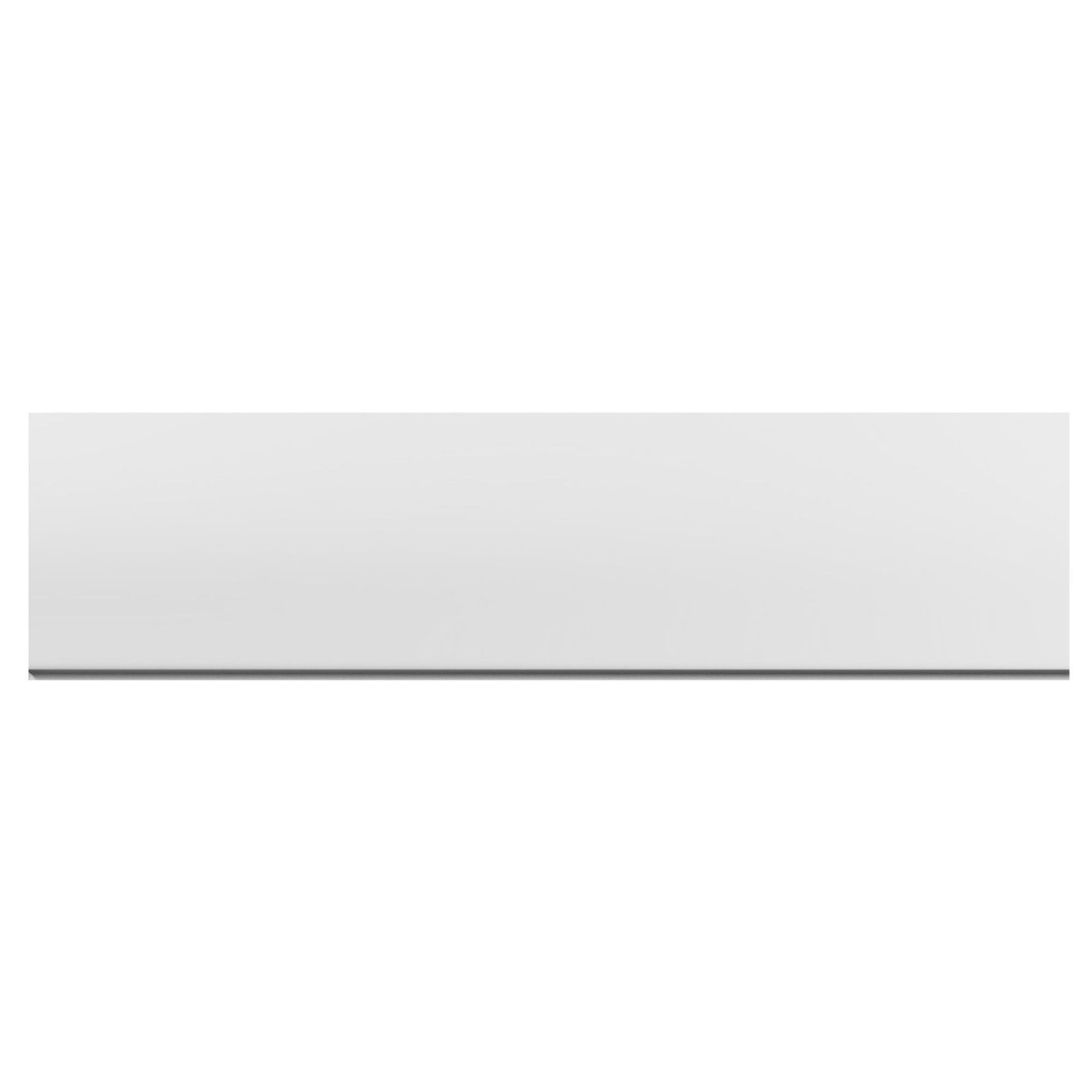 Cooke & Lewis White Straight Front Bath panel (W)1500mm