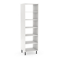 Cooke & Lewis White Tall Larder cabinet, (W)600mm