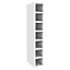 Cooke & Lewis White Tall Wine rack, (H)900mm (W)150mm