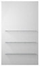 Cooke & Lewis White Wall-mounted Bathroom Shelving, (L)500mm (D)168mm (H) 850mm