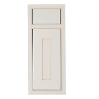 Cooke & Lewis Woburn Framed Ivory Drawerline door & drawer front, (W)300mm (H)720mm (T)22mm