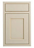 Cooke & Lewis Woburn Framed Ivory Drawerline door & drawer front, (W)450mm (H)720mm (T)22mm