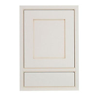 Cooke & Lewis Woburn Framed Ivory Drawerline door & drawer front, (W)500mm (H)720mm (T)22mm