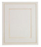 Cooke & Lewis Woburn Framed Ivory Fridge/Freezer Cabinet door (W)600mm