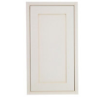 Cooke & Lewis Woburn Framed Ivory Tall Cabinet door (W)500mm
