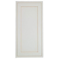 Cooke & Lewis Woburn Framed Ivory Tall Cabinet door (W)600mm