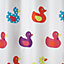 Cooke & Lewis Yojoa Multicolour Duck Shower curtain (L)1800mm