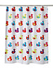 Cooke & Lewis Yojoa Multicolour Duck Shower curtain (L)1800mm