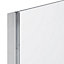 Cooke & Lewis Zilia Stainless steel Clear Walk-in Panel (H)200cm (W)80cm
