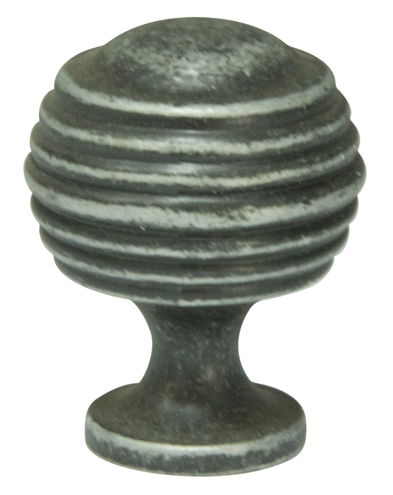 Cooke & Lewis Zinc alloy Pewter effect Round Cabinet Knob (Dia)29.8mm