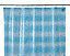 Cooke & Lewis Zuari Blue Bubble Shower curtain (L)1800mm