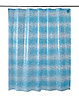 Cooke & Lewis Zuari Blue Bubble Shower curtain (L)1800mm