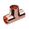 Copper End feed Equal Tee (Dia) 8mm x 8mm x 8mm