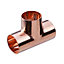 Copper End feed Equal Tee (Dia) 8mm x 8mm x 8mm